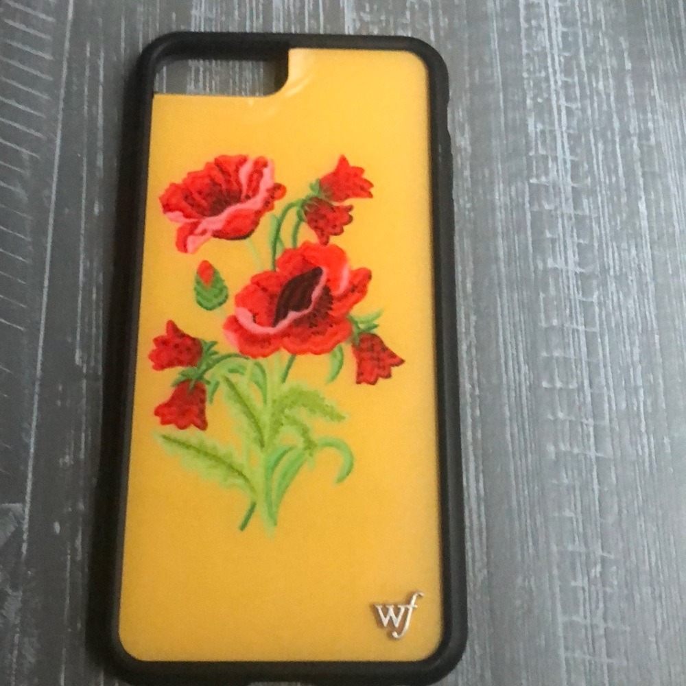 Yellow Floral wildflower iPhone case